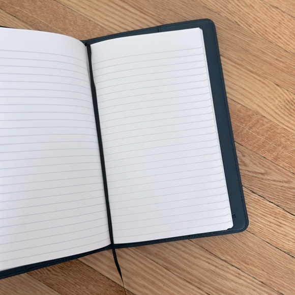 MICHAEL KORS - Travel case w/notebook; blue & white - Picture 8 of 10